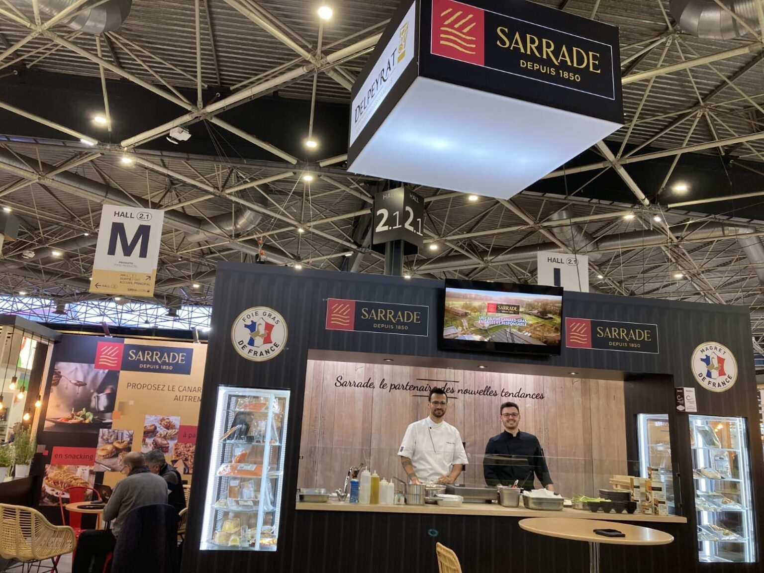 Stand Sarrade au SIRHA 2023 à Lyon