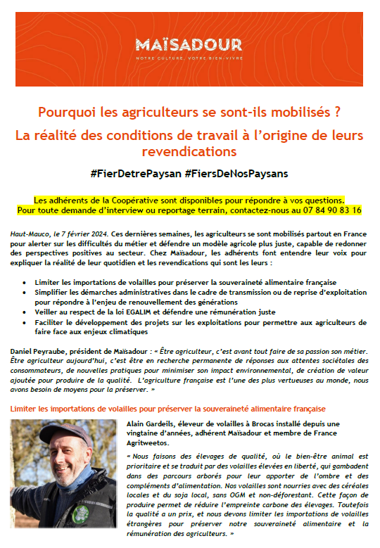 Pourquoi les agriculteurs se sont-ils mobilisés ? La réalité des conditions de travail à l’origine de leurs revendications